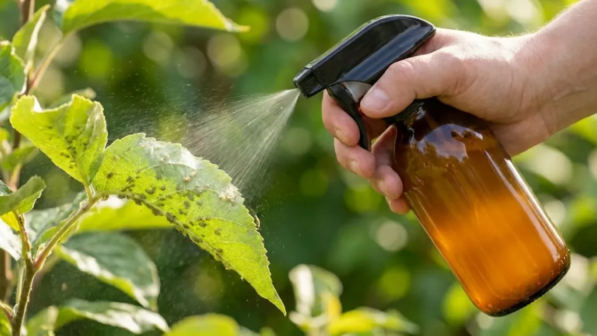 Mydło potasowe w&nbsp;ogrodzie: naturalny insektycyd